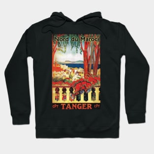 Moroccan Travel Poster: Tangier Hoodie